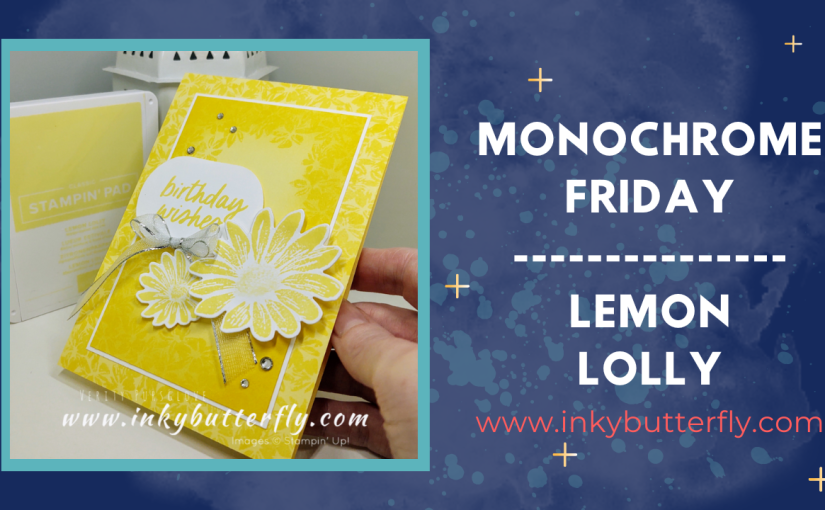 Monochrome Friday – Lemon Lolly!